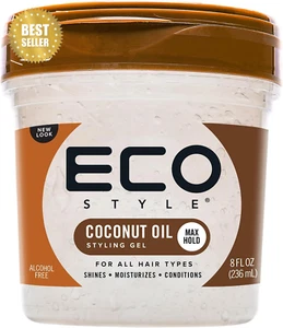 Coconut Styling Gel, 8 Ounce - Picture 1 of 12