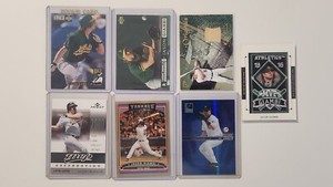 Jason Giambi (Rooks, game-used memorabilia cards, serialized cards, & more)