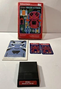 Intellivision Tron Maze-A-Tron Game complete with manual, overlays - Picture 1 of 11