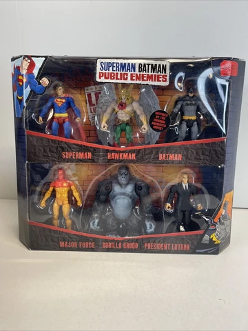 Superman Batman Public Enemies Action Figures 3-Pack - Mattel 2009 Cover