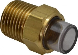 TRICO 34230 (NEW) Viewport 50 psi 3D Viewport 1/2″ NPT Brass / Plastic Vito Seal - Picture 1 of 3