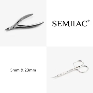 Semilac Cuticle Nippers, Scissor Cuticle Cutters & Pinch Clamp Manicure Tools - Picture 1 of 9