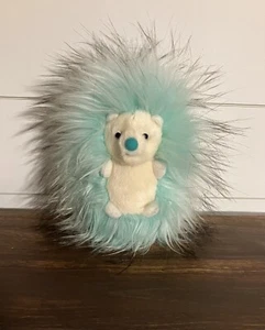 Peluche puercoespín Aurora Blue Teal 7" River Hedgehog - Imagen 1 de 6