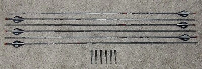 6 nuevas flechas Easton Axis FMJ 4mm Injexion 400 columna 4mm - 9.8 GPI Foto 1 de 4