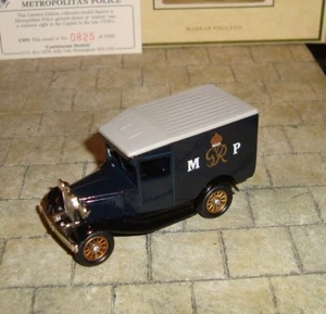 MODEL A FORD VAN - METROPOLITAN POLICE - CASTLEHOUSE BOXED LTD EDITION PROMO - Picture 1 of 7