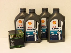 Shell Advance Ultra 4T 10W-40 / Filtro de aceite Ducati 797 Monster / + a partir del año 18 - Imagen 1 de 1