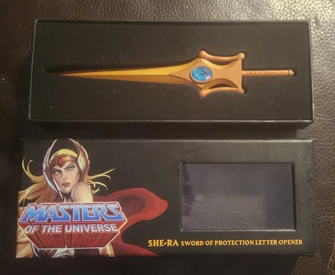 Masters of the Universe SHE-RA Sword of Protection Letter Opener in Mint Cond Cover