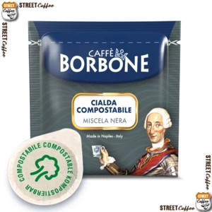 150 Cialde in Carta Caffè Borbone ESE 38 mm Miscela Nera Nero Filtrocarta - Foto 1 di 1