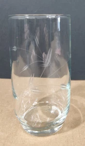 Princess House 11oz Crystal Tumbler Vine & Leaf Motif 5" - Picture 1 of 17