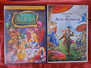 DVD ALICIA EN EL PAIS MARAVILLAS LIVE ACTION + DISNEY - ENVIO CERTIFICADO - Imagen 1 de 2