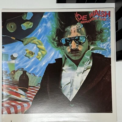 Joe Walsh But Seriously Folks LP Record FREE Poly Sleeve - Imagem 1 de 4