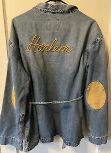 Gap X Dap Harlem Denim leichte Jacke Blazer Large Neu mit Etikett - Bild 1 von 6