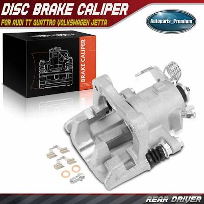 Pinza de freno conductor trasero izquierdo con soporte para Volkswagen Jetta Audi TT Quattro Foto 1 de 4