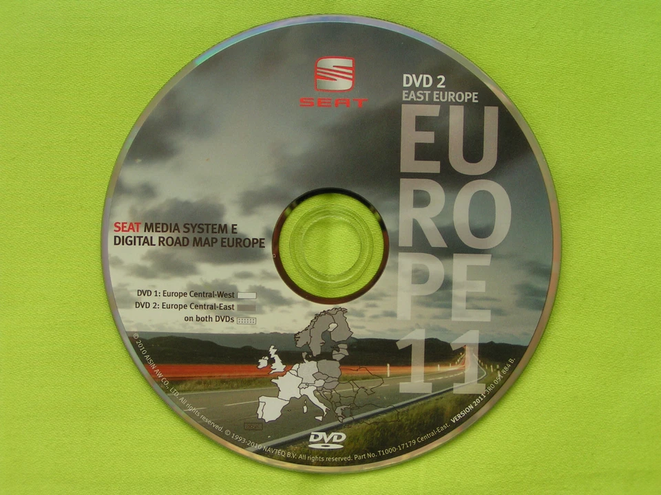 SEAT DVD NAVIGATION MEDIA SYSTEM E DEUTSCHLAND + EU 2011 ALTEA XL EXEO ST TOP - Bild 1 von 1