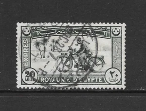 EGYPT SCOTT E1 USADO EN MUY BUEN ESTADO - 1926 20m VERDE OSCURO - EDICIÓN DE ENTREGA ESPECIAL - Imagen 1 de 2