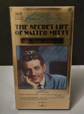 "The Secret Life of Walter Mitty" (1947) Sealed And New Comedy VHS 1987 Release  - Image 1 of 4