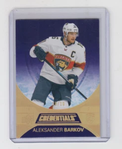 21/22 UD Credentials Florida Panthers Aleksander Barkov Purple #43 Ltd #8/10 - Bild 1 von 2