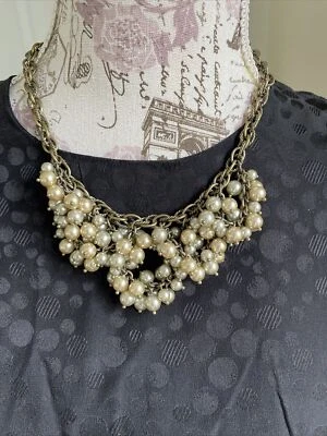 Collar con racimo de 18" Talbots regalo moda mujeres fiesta joyería Foto 1 de 4