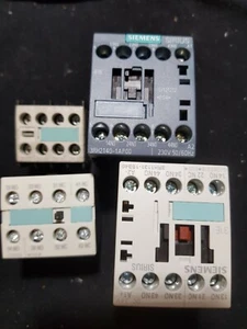 SIEMENS AUXILIARY CONTACT/BLOCK 3RH1911-1HA22 RH1921-1FA22 3RH1131-1BB40 3RH2140 - Picture 1 of 18