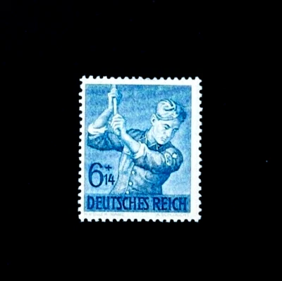 GERMANY Stamp Lot - 1944 German Realm Military Fatigue Duty Mint OG HR  r29🔥 - Image 1 of 2