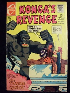 KONGA'S REVENGE #1 1968 CÓMICS CHARLTON EDAD DE PLATA - Imagen 1 de 2