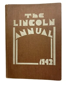 1942 Lincoln Junior High School Yearbook Rockford IL Bill Erickson Illinois NCAA - Picture 1 of 9