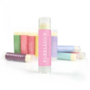 Kaugummi Lippenbalsam - Feuchtigkeitsspendend mit Bienenwachs Jojobaöl 100% natürlich hausgemacht - Bild 1 von 3