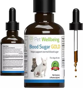 Pet Wellbeing Blood Sugar Gold for Cats - Vet-Formulated - Supports Healthy B... - Picture 1 of 12