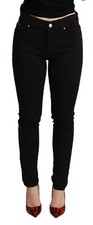 DOLCE & GABBANA Jeans Cotton Stretch Black Skinny Denim Trouser IT38/US4/XS $550