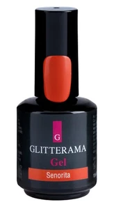 Gel Esmalte HEMA Free Hecho en Reino Unido Naranja SENORITA Glitterama Uñas 15ml - Imagen 1 de 2