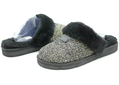 UGG Cozy Fancy Black Indoor/Out Fully Lined Slippers Women's 11 US NWOB - Image 1 of 4