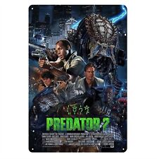 Predator 2 Movie Metal Poster Tin Sign - 20x30cm Plate