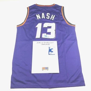 Steve Nash Signed Jersey PSA/DNA Auto Grade 10 LOA Phoenix Suns Autographed - Picture 1 of 4