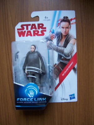 Star Wars - Force Link - REY (ISLAND JOURNEY)  3.75" Action Figure moc - Image 1 of 2