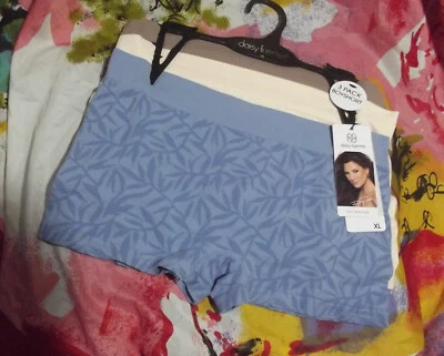 3 NUEVAS BRAGAS DAISY FUENTES DF4718A 4 MICROFIBRA SIN COSTURAS BOYSHORT XL Foto 1 de 2