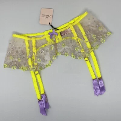 Tirantes Agent Provocateur Kaylie Amarillo AP3 Medianos Nuevos con Etiquetas Foto 1 de 4