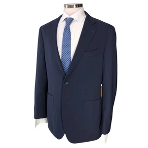 Suitsupply Anzug Sakko Herren 42 Traveller Navy Zwei Knopf Cerruti Stoff Travel - Bild 1 von 19
