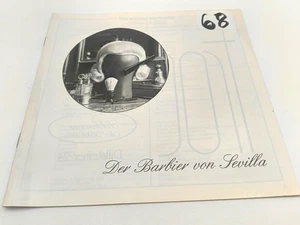 Stadttheater Pforzheim Theaterheft Begleitheft : Der Barbier von Sevilla - Bild 1 von 1