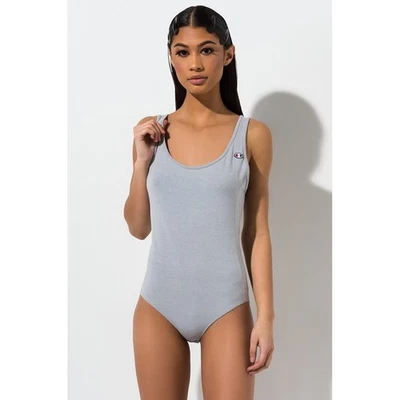 Champion Gray Leotard Bodycon Beach Fitness Dance Women's Size XL NWT - Image 1 of 4