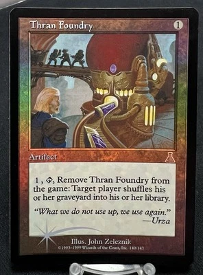 Magic The Gathering Thran Foundry *Foil* Urza's Destiny ~LP~ MTG - Image 1 of 4
