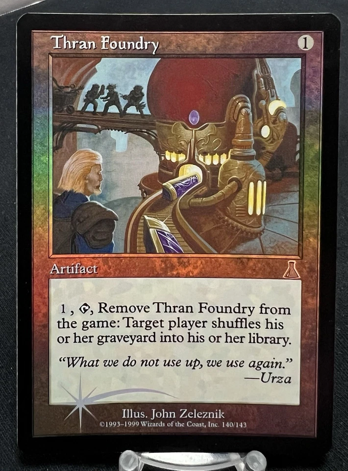 Magic The Gathering Thran Foundry *Foil* Urza's Destiny ~LP~ MTG - Image 1 of 4