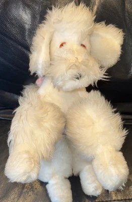 Peluche Caniche Diseñado por Personaje 10 pulgadas Hecho en EE. UU. Ojos Claros Foto 1 de 4
