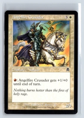 ANGELFIRE CRUSADER - Apocalypse – MTG Magic the Gathering Card - Common - Image 1 of 4