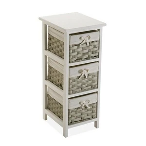Cajonera multiusos Versa Pompei 29 x 62 x 25 cm Blanco - Imagen 1 de 2