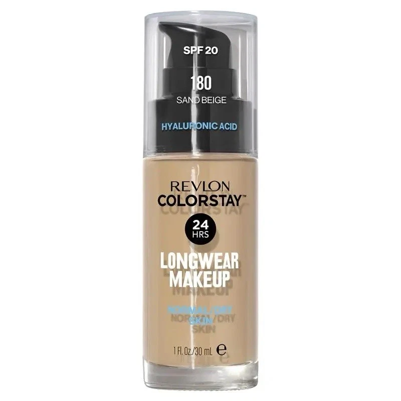 Revlon Colorstay Makeup Waterproof SPF 20 Foundation Color 180 Sand Beige 30ml - Image 1 of 1