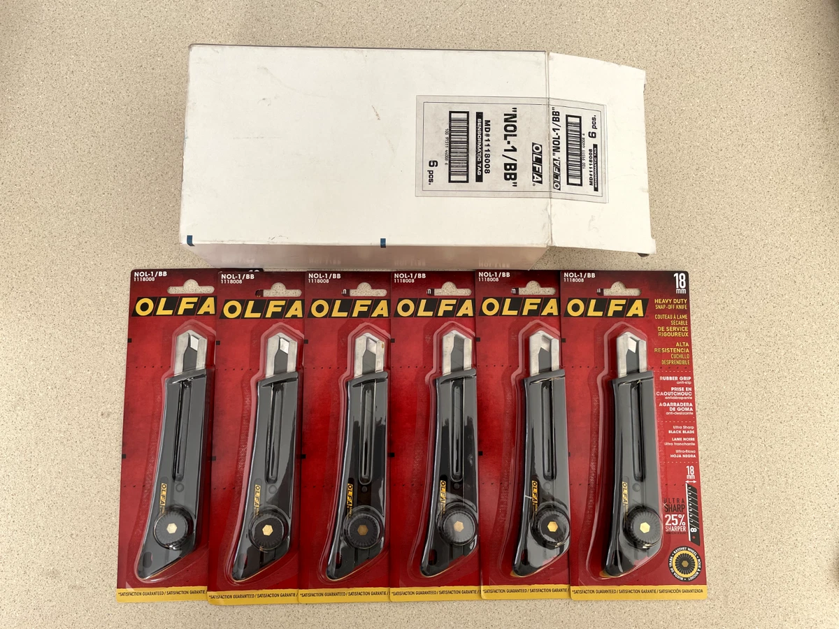 Olfa Pack De 10 Cuchillas De Respuesto Para Cuters Olfa - 8 Segmentos Ancho 18mm P9764582