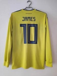Camiseta de fútbol local de la Selección Colombia 2017 2018 Adidas talla M James - Imagen 1 de 13
