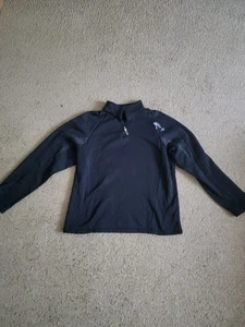 DNA Descent Mens Black Quarter Zip Long Sleeve - Picture 1 of 5
