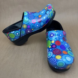 Dansko Professional Clogs blau bunt Candy Candies Schuhe Gr. EU 39 US 8,5 - 9 - Bild 1 von 22