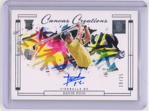 David Puig 2024-25 Panini Impeccable LIV Golf Canvas Creations Rookie Auto /35 - Bild 1 von 2